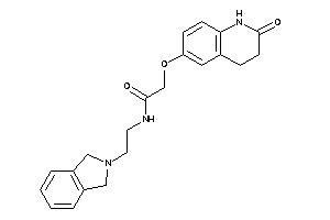 N-(2-isoindolin-2-ylethyl)-2-[(2-keto-3,4-dihydro-1H-quinolin-6-yl)oxy]acetamide