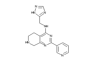 [2-(3-pyridyl)-5,6,7,8-tetrahydropyrido[3,4-d]pyrimidin-4-yl]-(1H-1,2,4-triazol-5-ylmethyl)amine