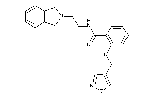 N-(2-isoindolin-2-ylethyl)-2-(isoxazol-4-ylmethoxy)benzamide