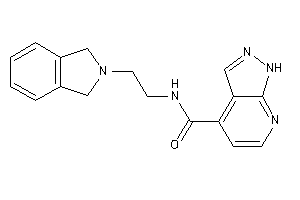 N-(2-isoindolin-2-ylethyl)-1H-pyrazolo[3,4-b]pyridine-4-carboxamide