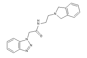 2-(benzotriazol-1-yl)-N-(2-isoindolin-2-ylethyl)acetamide