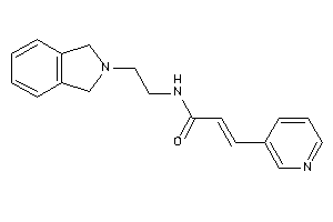 N-(2-isoindolin-2-ylethyl)-3-(3-pyridyl)acrylamide