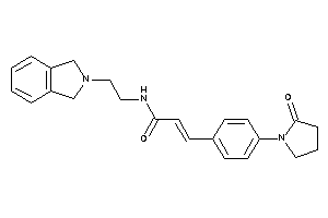 N-(2-isoindolin-2-ylethyl)-3-[4-(2-ketopyrrolidino)phenyl]acrylamide