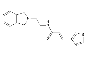 N-(2-isoindolin-2-ylethyl)-3-thiazol-4-yl-acrylamide