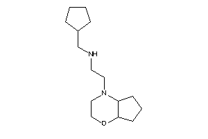 2-(3,4a,5,6,7,7a-hexahydro-2H-cyclopenta[b][1,4]oxazin-4-yl)ethyl-(cyclopentylmethyl)amine