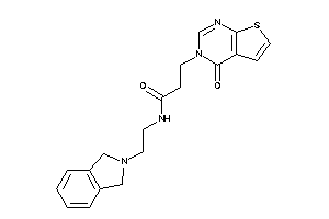 N-(2-isoindolin-2-ylethyl)-3-(4-ketothieno[2,3-d]pyrimidin-3-yl)propionamide