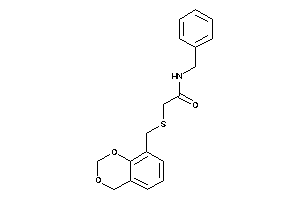 2-(4H-1,3-benzodioxin-8-ylmethylthio)-N-benzyl-acetamide