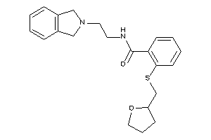 N-(2-isoindolin-2-ylethyl)-2-(tetrahydrofurfurylthio)benzamide