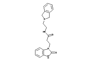 N-(2-isoindolin-2-ylethyl)-3-(2-keto-3H-benzimidazol-1-yl)propionamide