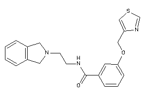 N-(2-isoindolin-2-ylethyl)-3-(thiazol-4-ylmethoxy)benzamide