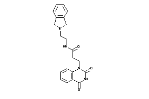 3-(2,4-diketoquinazolin-1-yl)-N-(2-isoindolin-2-ylethyl)propionamide