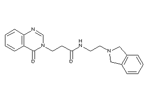 N-(2-isoindolin-2-ylethyl)-3-(4-ketoquinazolin-3-yl)propionamide