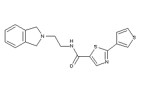 N-(2-isoindolin-2-ylethyl)-2-(3-thienyl)thiazole-5-carboxamide