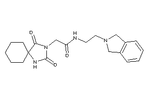 2-(2,4-diketo-1,3-diazaspiro[4.5]decan-3-yl)-N-(2-isoindolin-2-ylethyl)acetamide