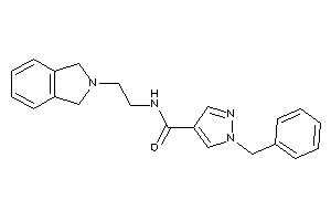 1-benzyl-N-(2-isoindolin-2-ylethyl)pyrazole-4-carboxamide