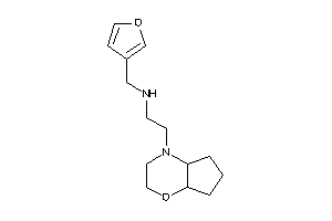 2-(3,4a,5,6,7,7a-hexahydro-2H-cyclopenta[b][1,4]oxazin-4-yl)ethyl-(3-furfuryl)amine