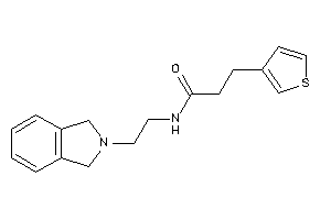 N-(2-isoindolin-2-ylethyl)-3-(3-thienyl)propionamide