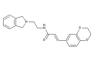 3-(2,3-dihydro-1,4-benzodioxin-6-yl)-N-(2-isoindolin-2-ylethyl)acrylamide