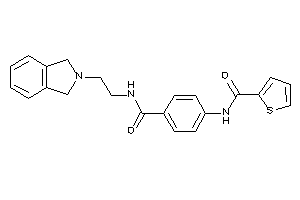 N-[4-(2-isoindolin-2-ylethylcarbamoyl)phenyl]thiophene-2-carboxamide