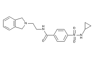 4-(cyclopropylsulfamoyl)-N-(2-isoindolin-2-ylethyl)benzamide