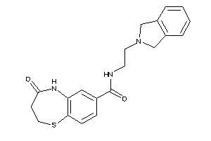 N-(2-isoindolin-2-ylethyl)-4-keto-3,5-dihydro-2H-1,5-benzothiazepine-7-carboxamide