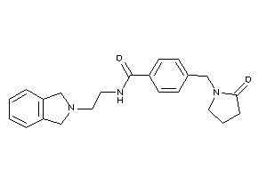 N-(2-isoindolin-2-ylethyl)-4-[(2-ketopyrrolidino)methyl]benzamide