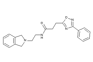 N-(2-isoindolin-2-ylethyl)-3-(3-phenyl-1,2,4-oxadiazol-5-yl)propionamide