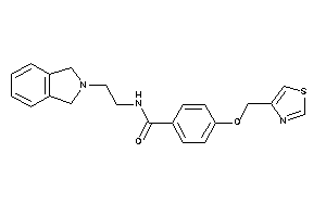 N-(2-isoindolin-2-ylethyl)-4-(thiazol-4-ylmethoxy)benzamide