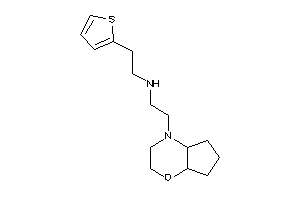 2-(3,4a,5,6,7,7a-hexahydro-2H-cyclopenta[b][1,4]oxazin-4-yl)ethyl-[2-(2-thienyl)ethyl]amine