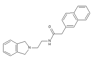 N-(2-isoindolin-2-ylethyl)-2-(2-naphthyl)acetamide