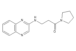 1-pyrrolidino-3-(quinoxalin-2-ylamino)propan-1-one