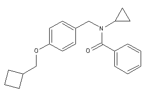 N-[4-(cyclobutylmethoxy)benzyl]-N-cyclopropyl-benzamide