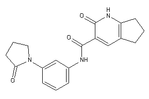 2-keto-N-[3-(2-ketopyrrolidino)phenyl]-1,5,6,7-tetrahydro-1-pyrindine-3-carboxamide
