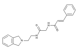 N-[2-(2-isoindolin-2-ylethylamino)-2-keto-ethyl]-3-phenyl-acrylamide