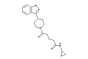 N-cyclopropyl-5-(4-indoxazen-3-ylpiperidino)-5-keto-valeramide