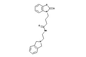 N-(2-isoindolin-2-ylethyl)-4-(2-keto-1,3-benzoxazol-3-yl)butyramide