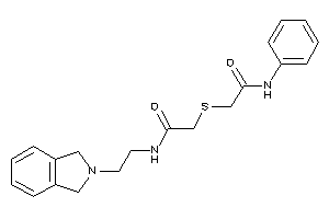 2-[(2-anilino-2-keto-ethyl)thio]-N-(2-isoindolin-2-ylethyl)acetamide