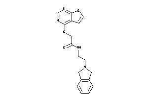 N-(2-isoindolin-2-ylethyl)-2-(thieno[2,3-d]pyrimidin-4-ylthio)acetamide