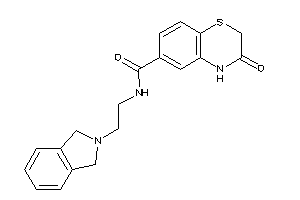 N-(2-isoindolin-2-ylethyl)-3-keto-4H-1,4-benzothiazine-6-carboxamide