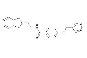 N-(2-isoindolin-2-ylethyl)-4-(isoxazol-4-ylmethoxy)benzamide