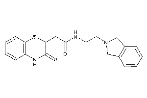 N-(2-isoindolin-2-ylethyl)-2-(3-keto-4H-1,4-benzothiazin-2-yl)acetamide