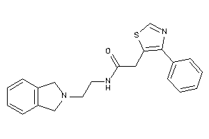 N-(2-isoindolin-2-ylethyl)-2-(4-phenylthiazol-5-yl)acetamide