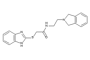 2-(1H-benzimidazol-2-ylthio)-N-(2-isoindolin-2-ylethyl)acetamide