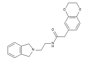 2-(2,3-dihydro-1,4-benzodioxin-6-yl)-N-(2-isoindolin-2-ylethyl)acetamide