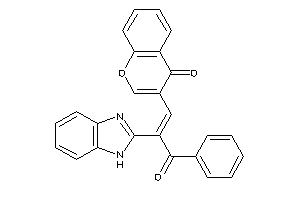 3-[2-(1H-benzimidazol-2-yl)-3-keto-3-phenyl-prop-1-enyl]chromone