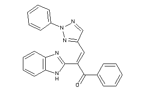 2-(1H-benzimidazol-2-yl)-1-phenyl-3-(2-phenyltriazol-4-yl)prop-2-en-1-one