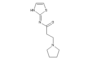 3-pyrrolidino-N-(4-thiazolin-2-ylidene)propionamide