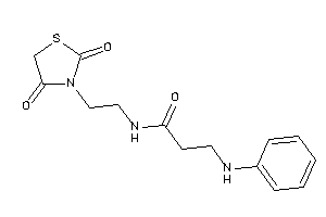 Image of 3-anilino-N-[2-(2,4-diketothiazolidin-3-yl)ethyl]propionamide