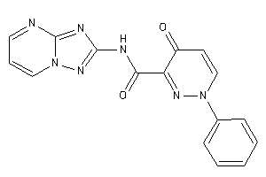 4-keto-1-phenyl-N-([1,2,4]triazolo[1,5-a]pyrimidin-2-yl)pyridazine-3-carboxamide