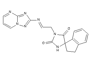 3-[2-([1,2,4]triazolo[1,5-a]pyrimidin-2-ylimino)ethyl]spiro[imidazolidine-5,1'-indane]-2,4-quinone